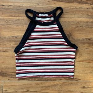 Red white and blue halter tank.